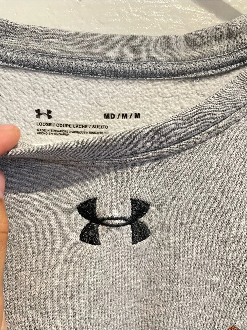 🔥 STAFF ONLY Under Armour Rose Bowl Stadium FIELD CREW Crewneck Sweatshirt M 🌹